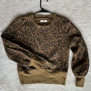 Madewell Leopard print sweater